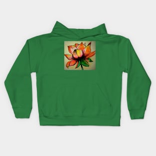 Unusual flower Kids Hoodie